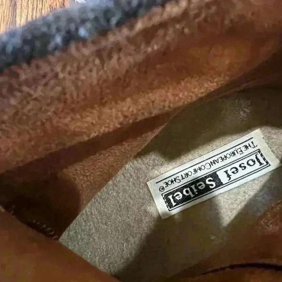 JOSEF SEIBEL Toni Studded Harness Ankle Boots Size 37/ 6.5-7 Brown Suede, - Picture 12 of 16